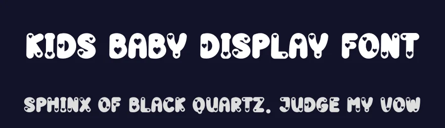 Kids Baby Display Font by creativeletter — Display Font — thumbnail 2