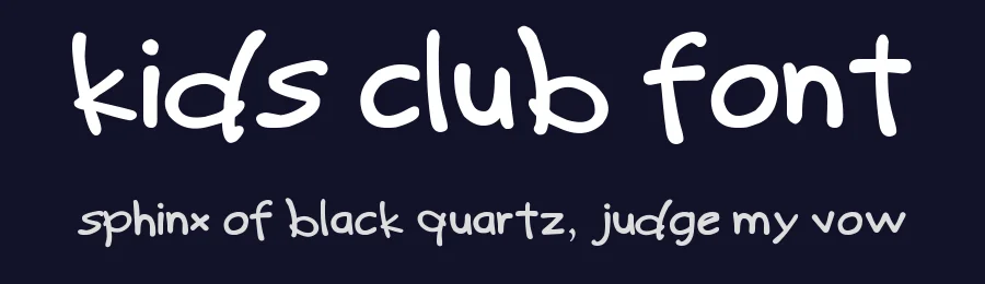 Kids Club font by 538Fonts — Script Handwritten Font — thumbnail 2