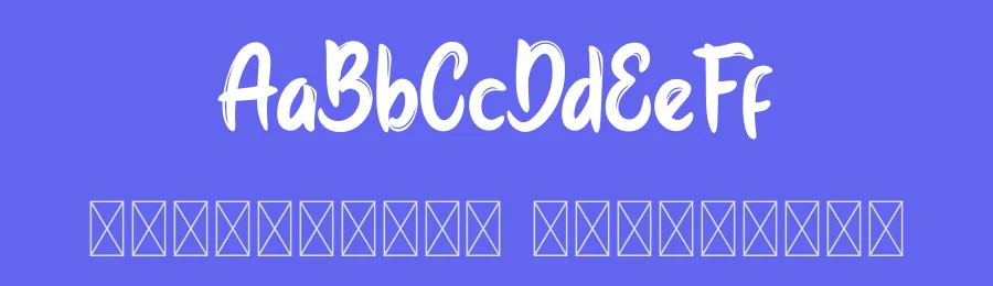 Kids Dress Brush Font by twinletter — Display Font — thumbnail 3
