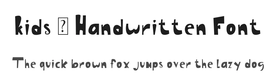 Kids β Handwritten Font by NirmalaGraphics β Script Handwritten Font
