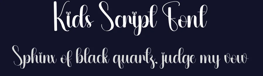 Kids Script Font by creativeletter — Script Handwritten Font — thumbnail 2