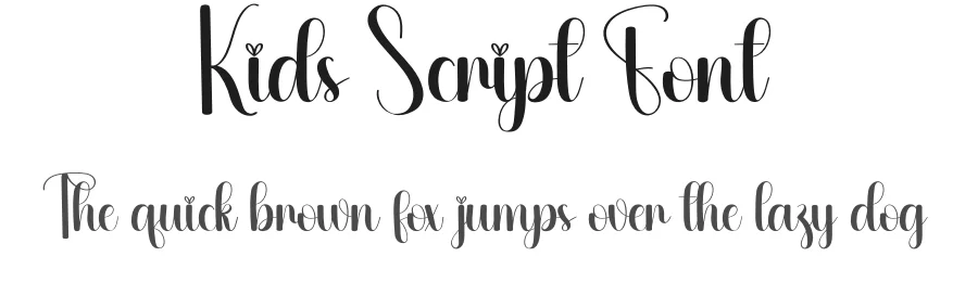 Kids Script Font by creativeletter — Script Handwritten Font