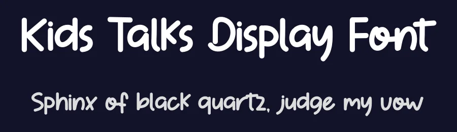 Kids Talks Display Font by inermediaSTUDIO — Display Font — thumbnail 2
