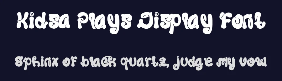 Kidsa Plays Display Font by Dhabee — Script Handwritten Font — thumbnail 2