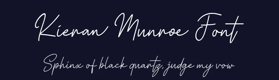 Kieran Munroe Font by Funtype — Serif Font — thumbnail 2