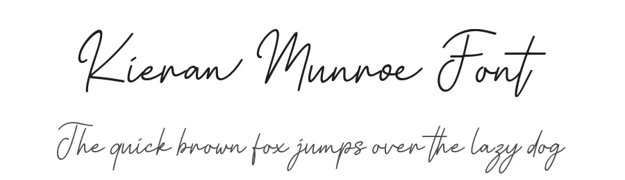 Kieran Munroe Font by Funtype — Serif Font