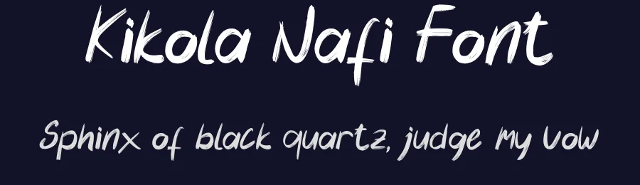 Kikola Nafi Font by Javanicestudio — Script Handwritten Font — thumbnail 2