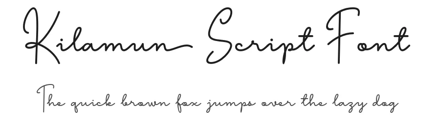 Kilamun Script Font by ahweproject — Script Handwritten Font