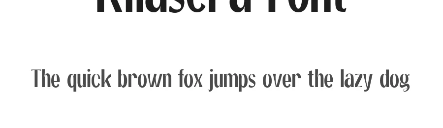 Kilasera Font by ibracreative — Sans Serif Font