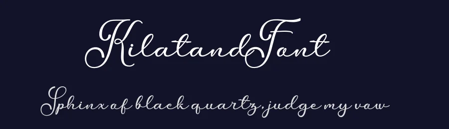 Kilatand Font by [email protected] — Script Handwritten Font — thumbnail 2