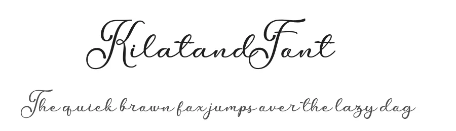 Kilatand Font by [email protected] — Script Handwritten Font