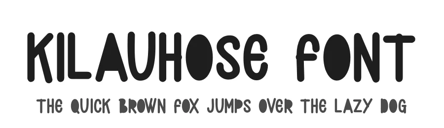 Kilauhose Font by futuristypestudio — Display Font