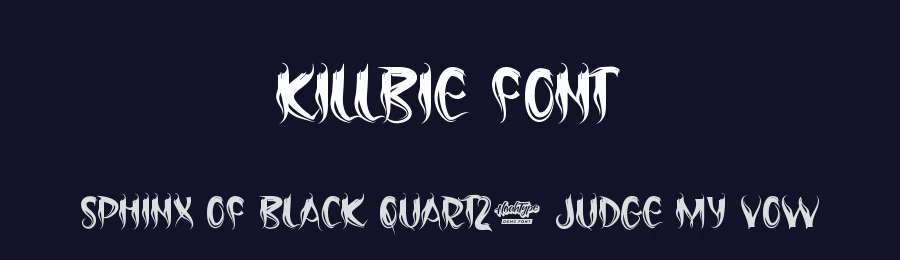 Killbie Font by noahtype — Decorative Font — thumbnail 2
