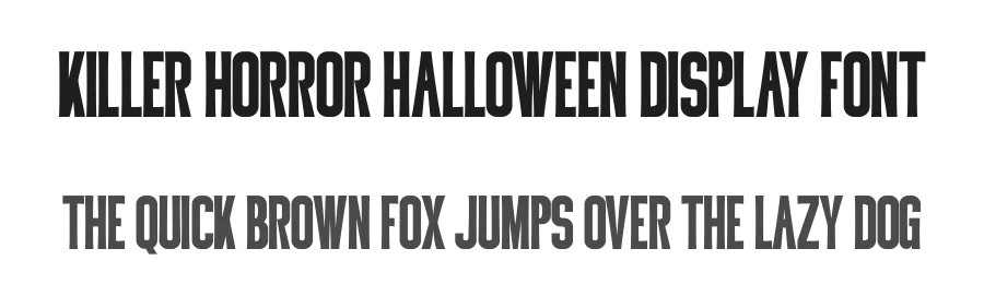 Killer Horror Halloween Display Font by Pian45 — Display Font