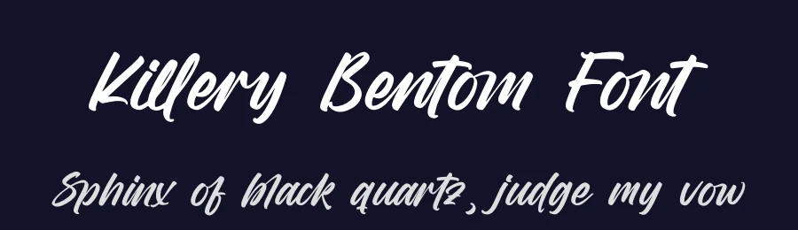 Killery Bentom Font by letterenastudios — Script Handwritten Font — thumbnail 2