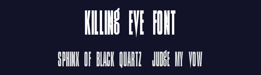 Killing Eve Font by FZ Fonts — Sans Serif Font — thumbnail 2
