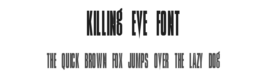 Killing Eve Font by FZ Fonts — Sans Serif Font