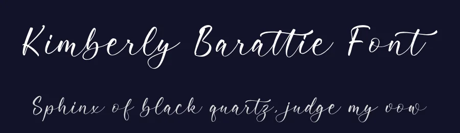 Kimberly Barattie Font by letterfabric — Script Handwritten Font — thumbnail 2