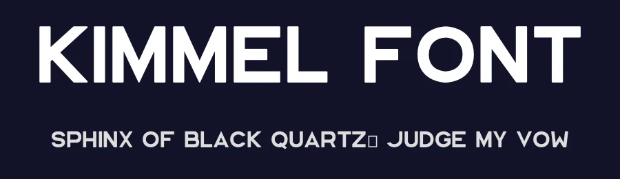 Kimmel Font by BART.Co Design — Sans Serif Font — thumbnail 2