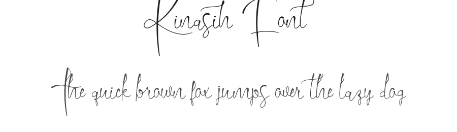 Kinasih Font by edricstudio — Script Handwritten Font