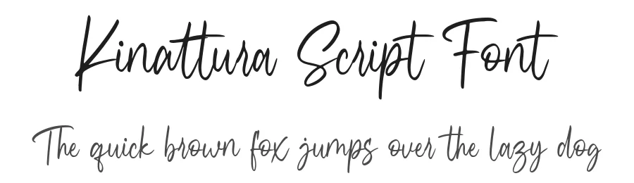 Kinattura Script Font by Lukman Arief β Script Handwritten Font