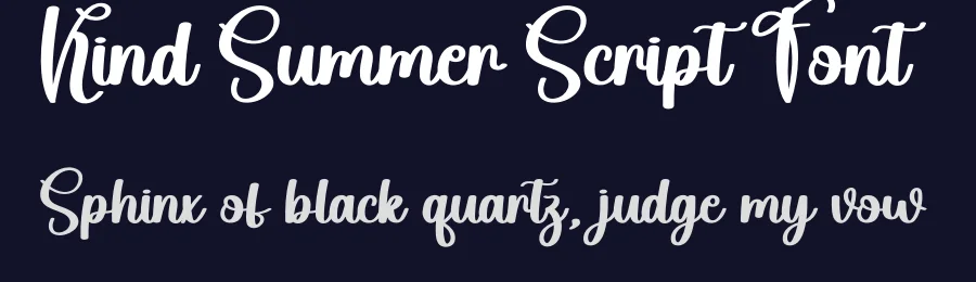 Kind Summer Script Font by creativeletter — Script Handwritten Font — thumbnail 2