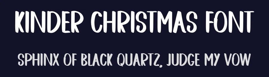 Kinder Christmas Font by inermediaSTUDIO — Display Font — thumbnail 2