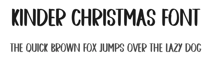Kinder Christmas Font by inermediaSTUDIO — Display Font