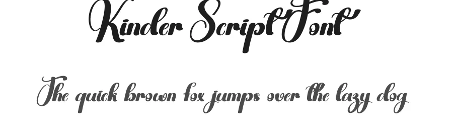 Kinder Script Font by andikastudio — Script Handwritten Font
