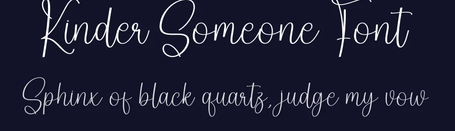 Kinder Someone Font by creativeletter — Script Handwritten Font — thumbnail 2
