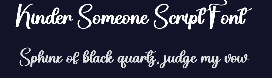 Kinder Someone Script Font by creativeletter — Script Handwritten Font — thumbnail 2