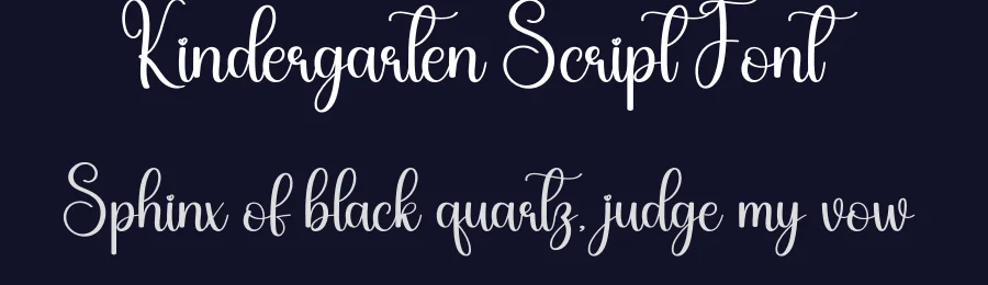 Kindergarten Script Font by andikastudio — Script Handwritten Font — thumbnail 2