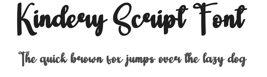Kindery Script Font by creativeletter — Script Handwritten Font