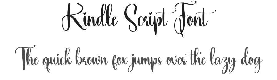 Kindle Script Font by creativeletter — Script Handwritten Font