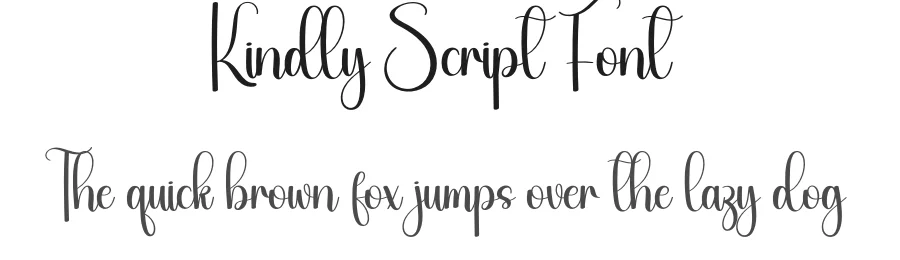 Kindly Script Font by creativeletter — Script Handwritten Font