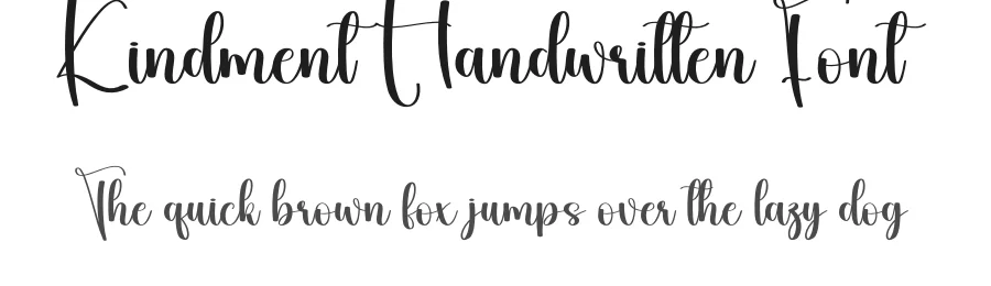 Kindment Handwritten Font by andikastudio — Script Handwritten Font