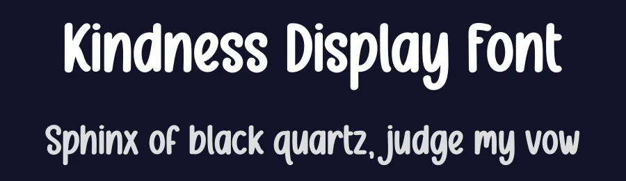 Kindness Display Font by creativeletter — Display Font — thumbnail 2