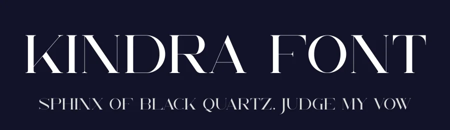 Kindra Font by vpcreativeshop — Display Font — thumbnail 2