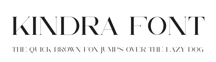 Kindra Font by vpcreativeshop — Display Font