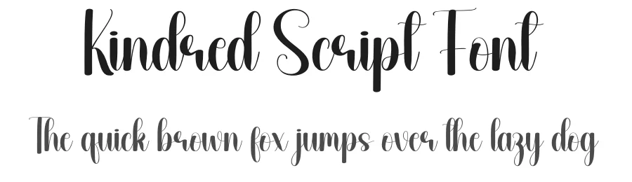 Kindred Script Font by andikastudio — Script Handwritten Font