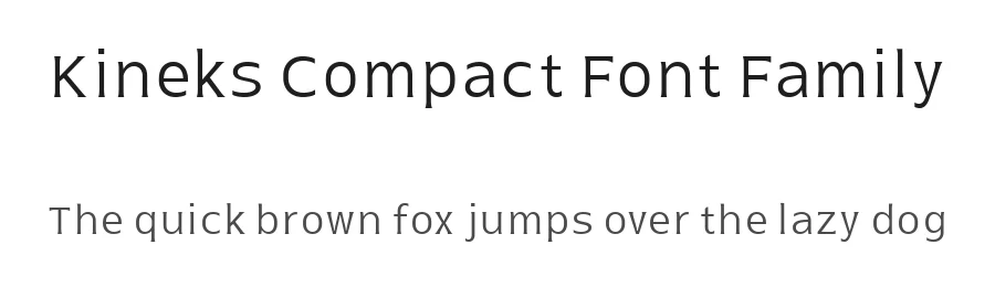 Kineks Compact Font Family by Dedekurniawan — Decorative Font