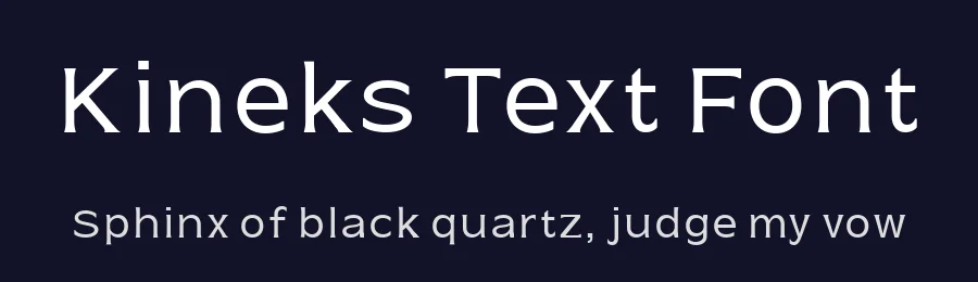 Kineks Text Font by Dedekurniawan — Decorative Font — thumbnail 2