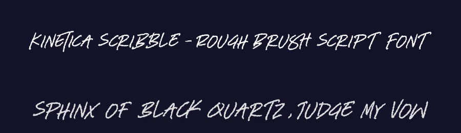 Kinetica Scribble – Rough Brush Script Font by stylishtype.co — Script Handwritten Font — thumbnail 2