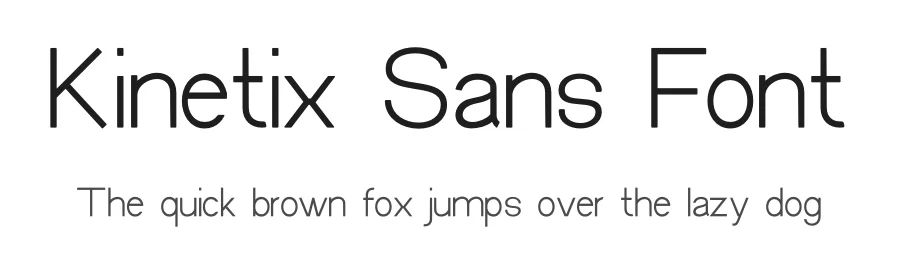 Kinetix Sans Font by JNJ studio — Sans Serif Font