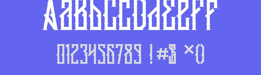 King Armored Typeface by 1001fonts — Display Font — thumbnail 3