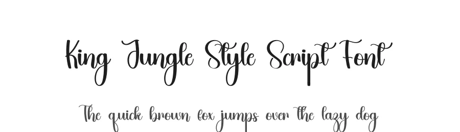 King Jungle Style Script Font by inermediaSTUDIO — Script Handwritten Font