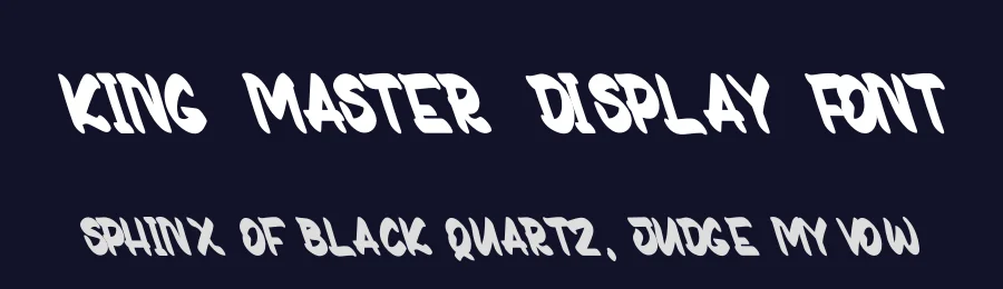 King Master Display Font by creativeletter — Display Font — thumbnail 2