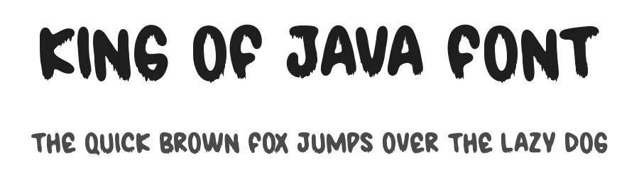King Of Java Font by edricstudio β Decorative Font