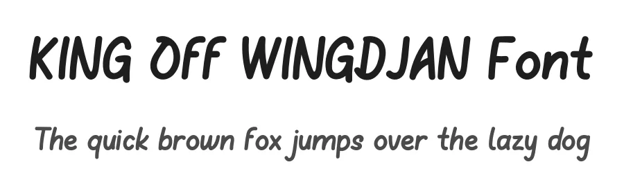 KING Off WINGDJAN Font by Design Amour — Decorative Font