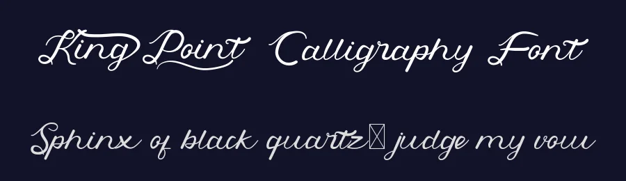 King Point Calligraphy Font by RaisProject — Script Handwritten Font — thumbnail 2